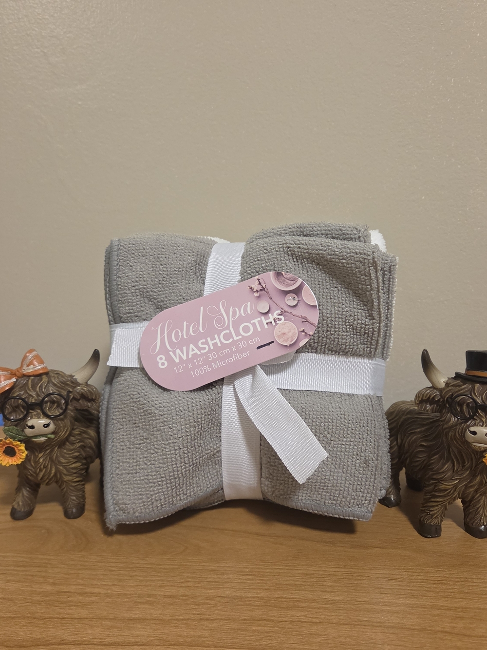 Hotel Spa 8-Pack Washcloths - Microfiber